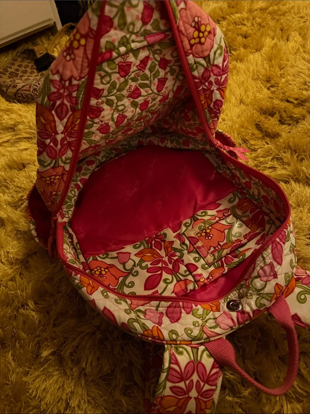 Vera Bradley Campus Backpack in the retired Lilli Bell pattern